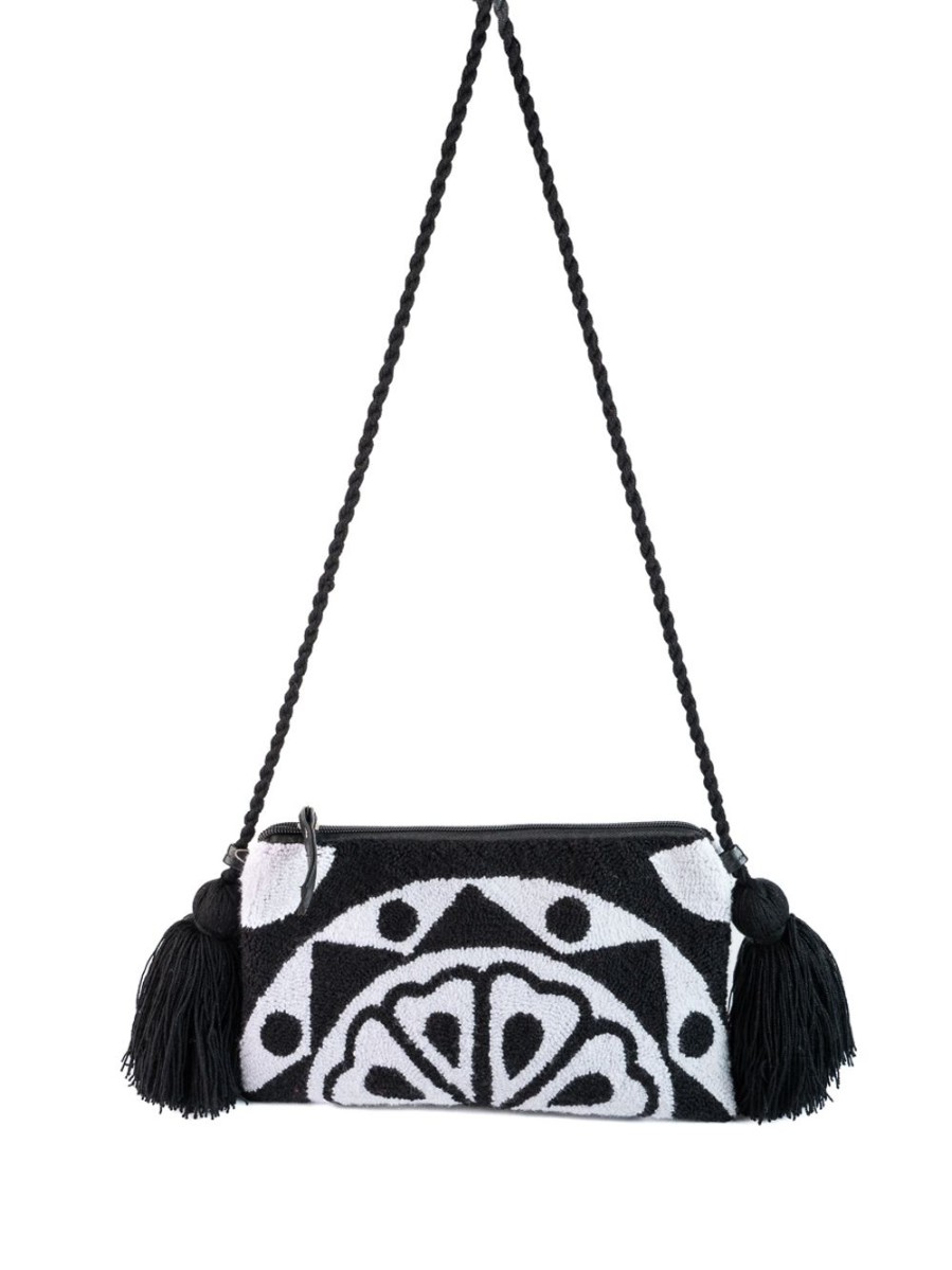 Summer Enrico Versari | Pochet Wayuu Black And White