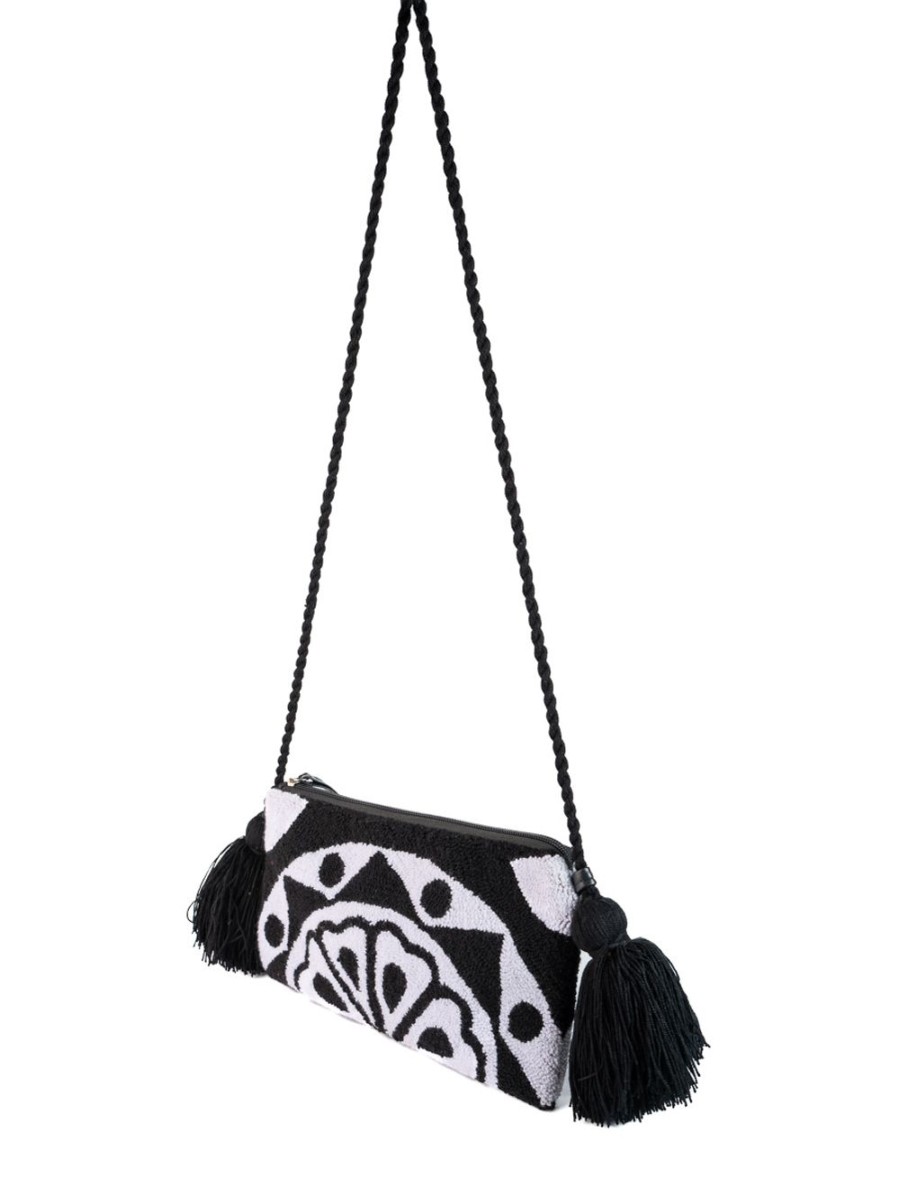 Summer Enrico Versari | Pochet Wayuu Black And White