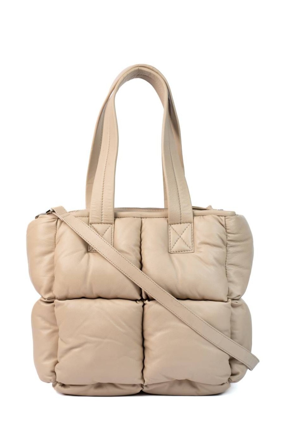 Winter Enrico Versari | Puffer Bag Beige