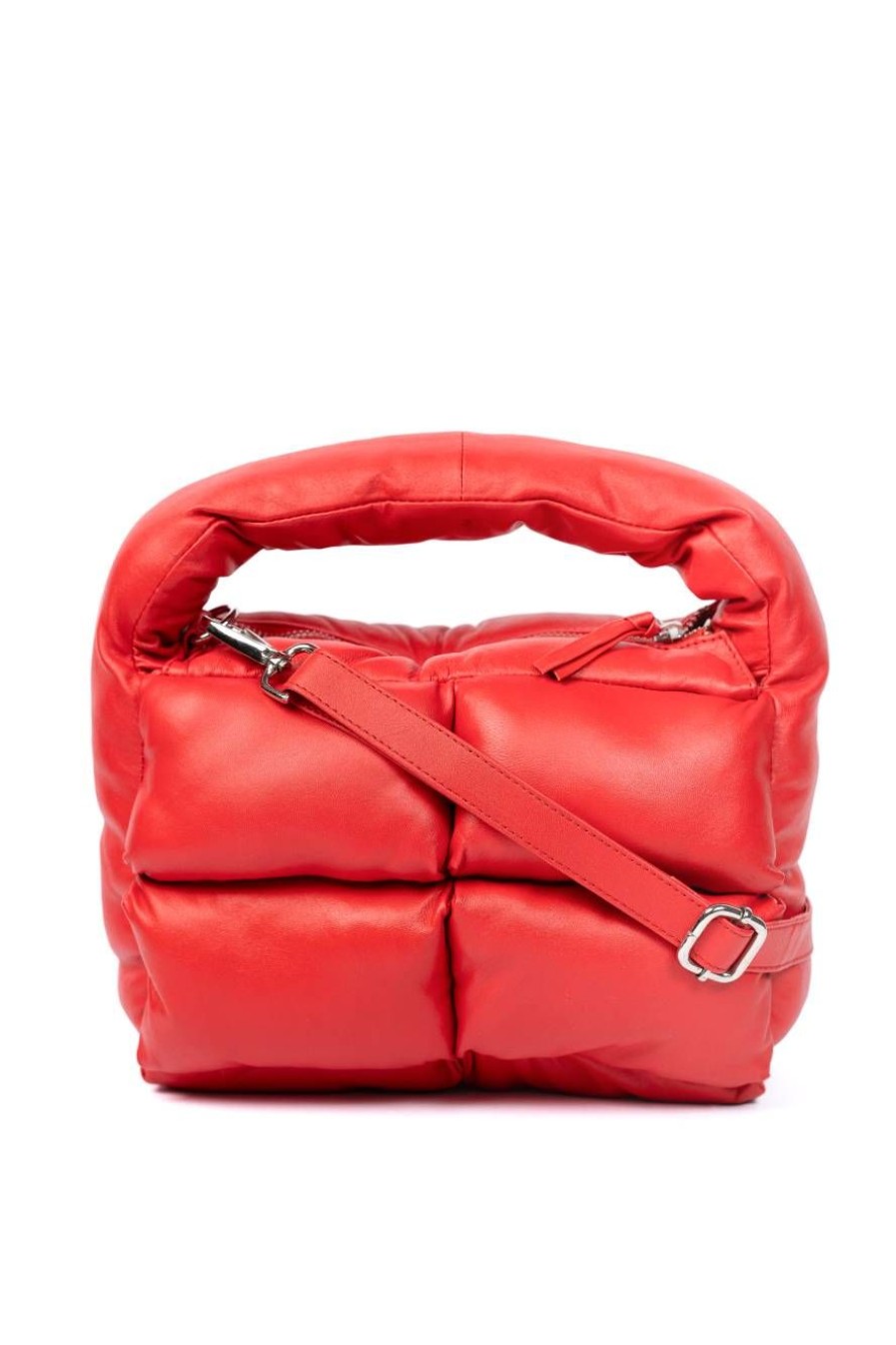 Winter Enrico Versari | Puffer Bag Hobo Red