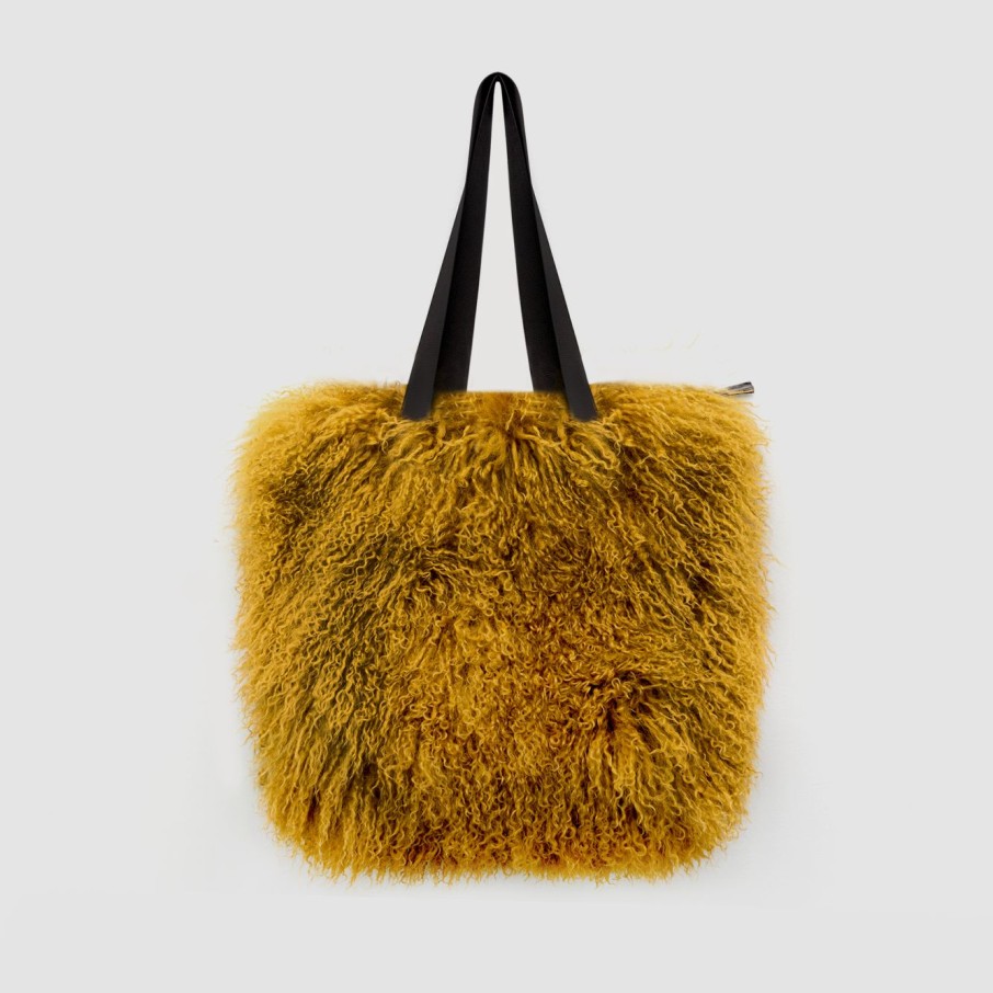 Winter Enrico Versari | Hailey Shopper Tibetan Mustared Yellow