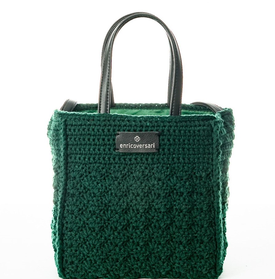 Winter Enrico Versari | Tote Mini Green Bottle