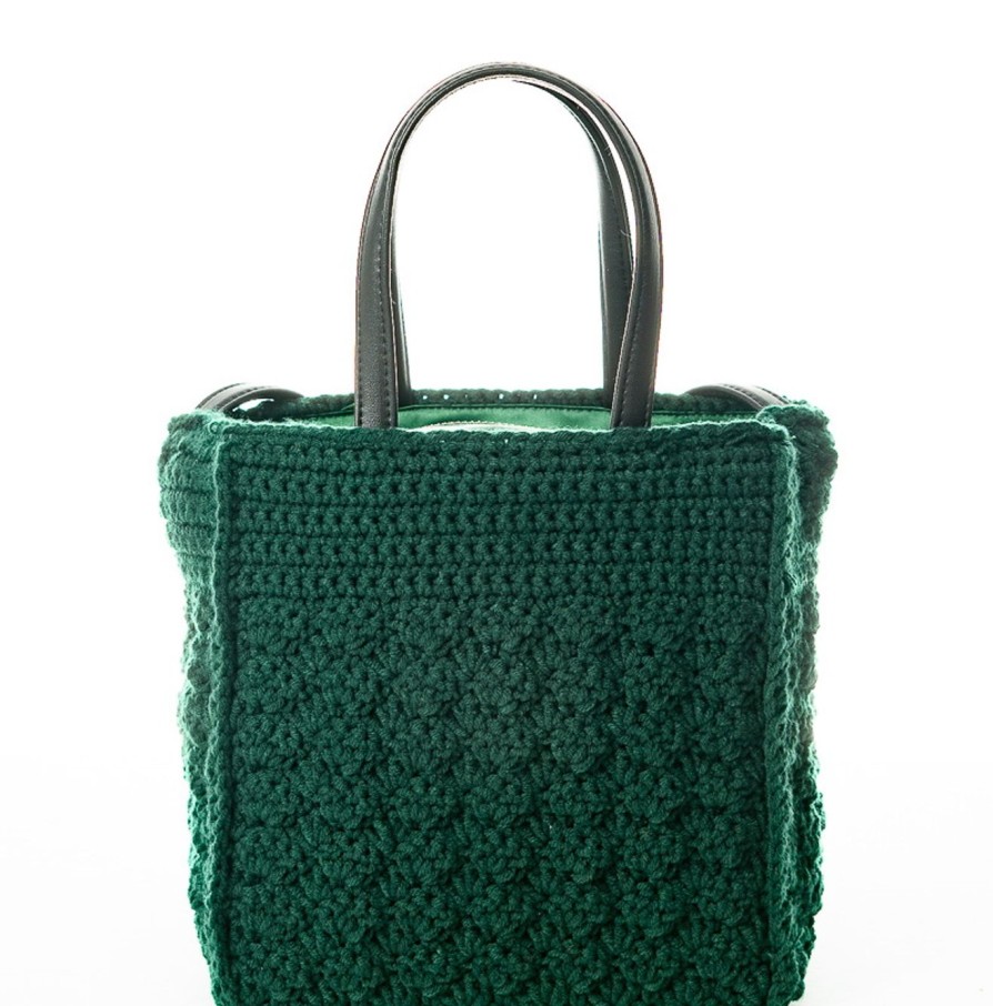 Winter Enrico Versari | Tote Mini Green Bottle