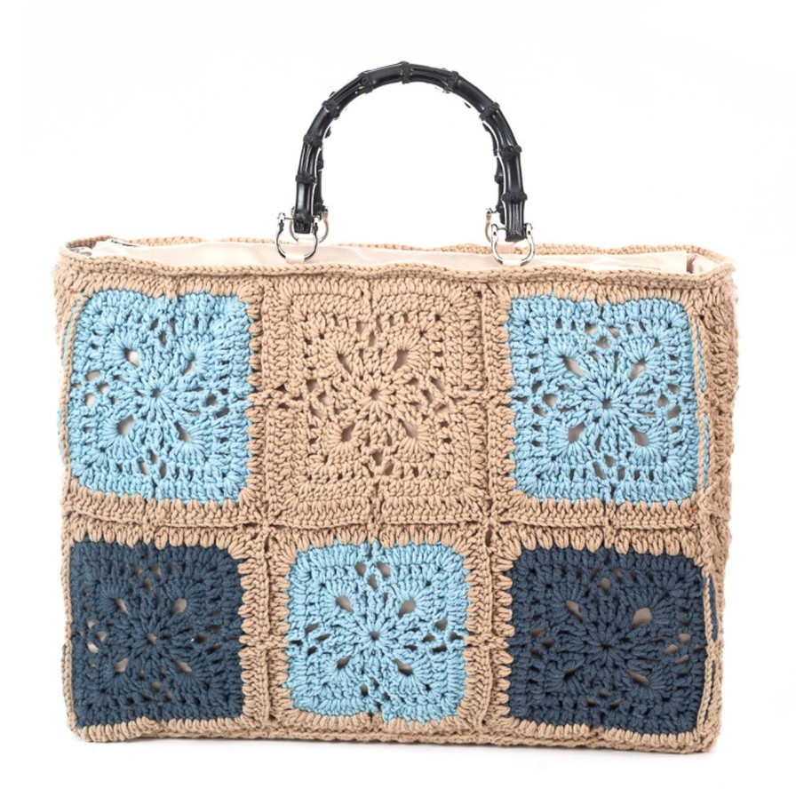 Winter Enrico Versari | Tote Glam 2.0 Light Beige Sky Oil