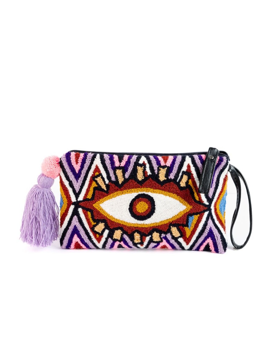 Summer Enrico Versari | Pochet Wayuu Eye And Purple