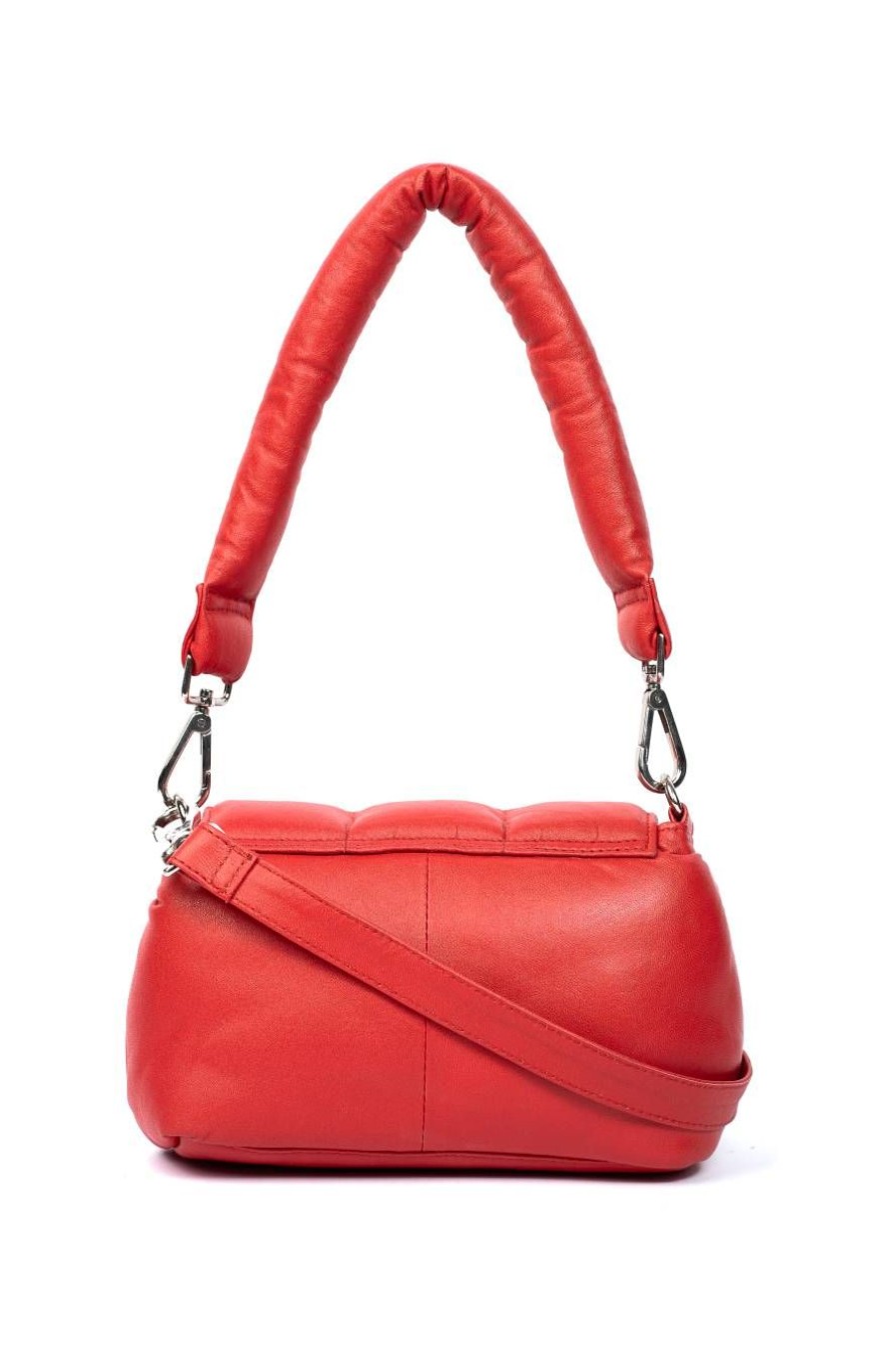 Winter Enrico Versari | Puffer Bag Hand Rose Red