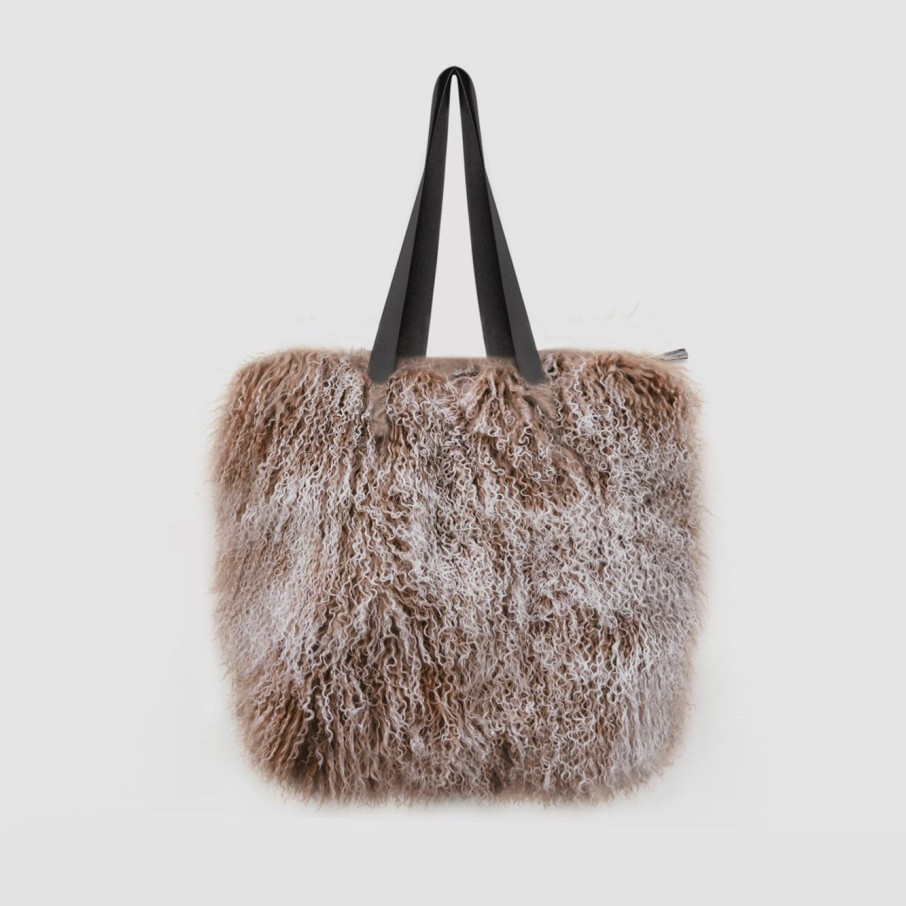 Winter Enrico Versari | Hailey Shopper Tibetan Toupe