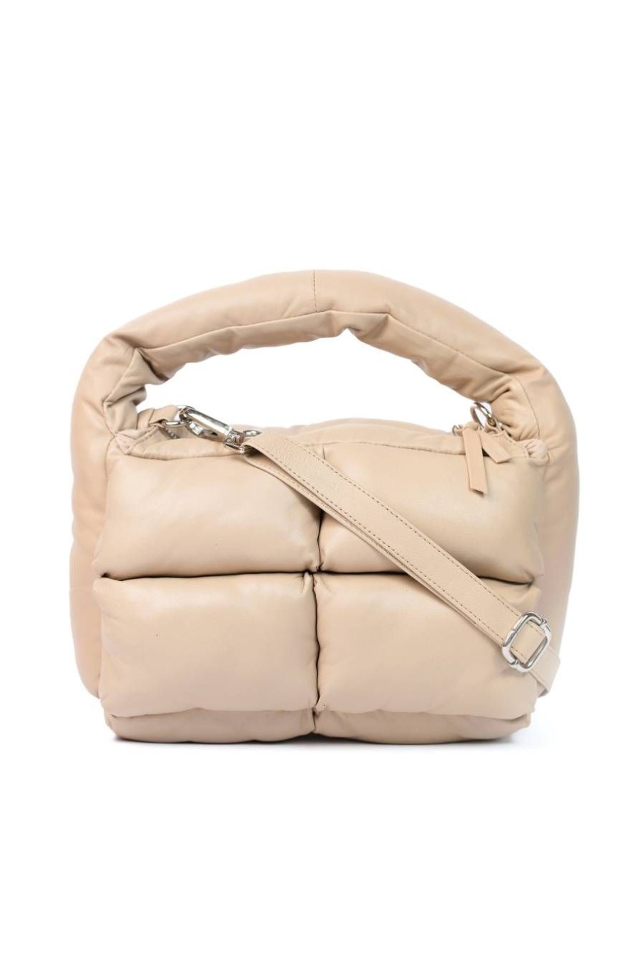 Winter Enrico Versari | Puffer Bag Hobo Beige