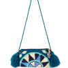 Summer Enrico Versari | Pochet Wayuu Blue And Beige