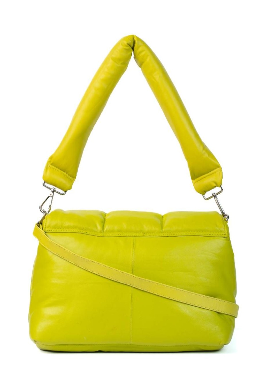 Winter Enrico Versari | Puffer Bag Tote Lime