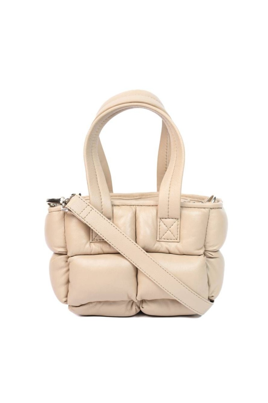 Winter Enrico Versari | Puffer Bag Mini Beige