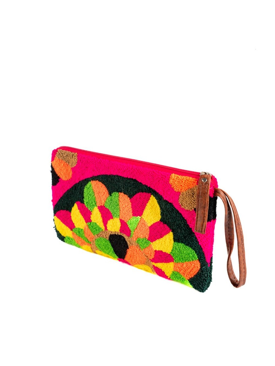 Summer Enrico Versari | Pochet Wayuu Fuschsia And Orange