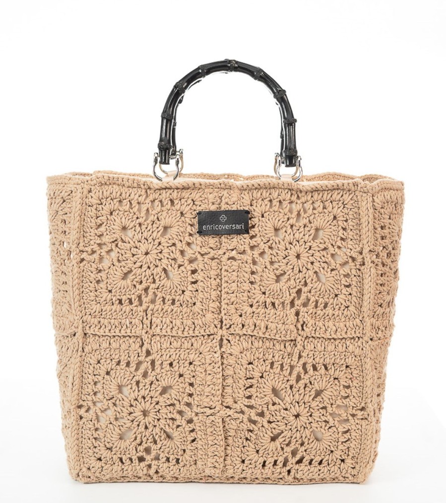 Winter Enrico Versari | Tote Glam Sun Light Beige